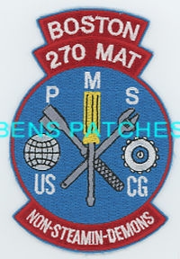 COAST GUARD,MASSACHUSETTS,BOSTON,270 MAT,NON STEAMIN DEMONS 1